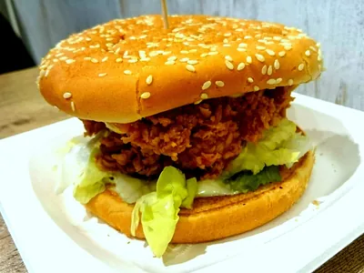Burger Tasty Crousty au poulet pané panko