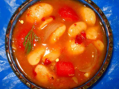 Fasolada (soupe aux haricots blancs)
