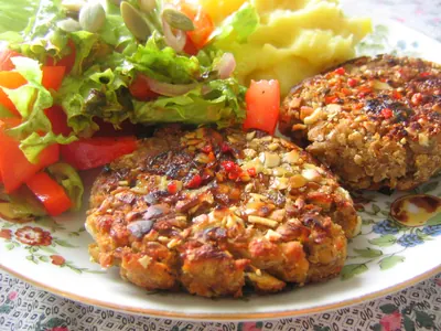 Galettes de lentilles corail