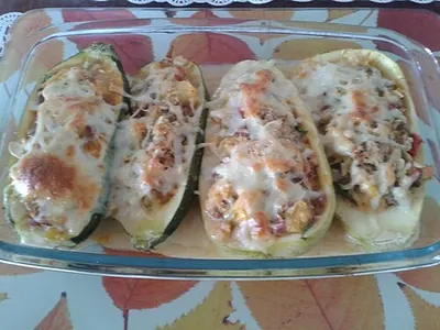 Gratin de courgettes au chèvre