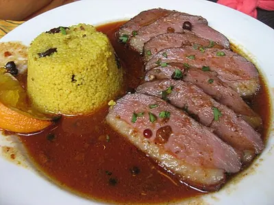 Magret de canard aux figues