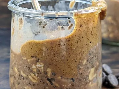 Overnight oats pomme-cannelle