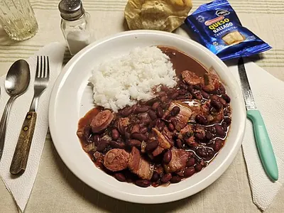 Riz, bœuf haché et haricots rouges (à préparer d'avance)