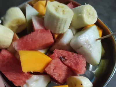 Salade de fruits frais à la menthe
