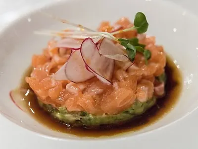 Tartare de saumon à l'avocat