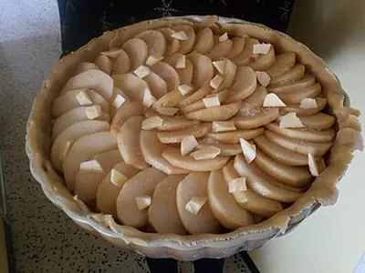 Tarte fine aux pommes